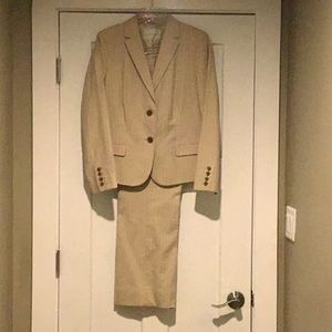 Banana Republic women’s lined suit jack & slacks, 12p